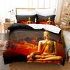 3D Buddha Bedding Sets Duvet Cover Set With Pillowcase Twin Full Queen King Bedclothes Bed Linen