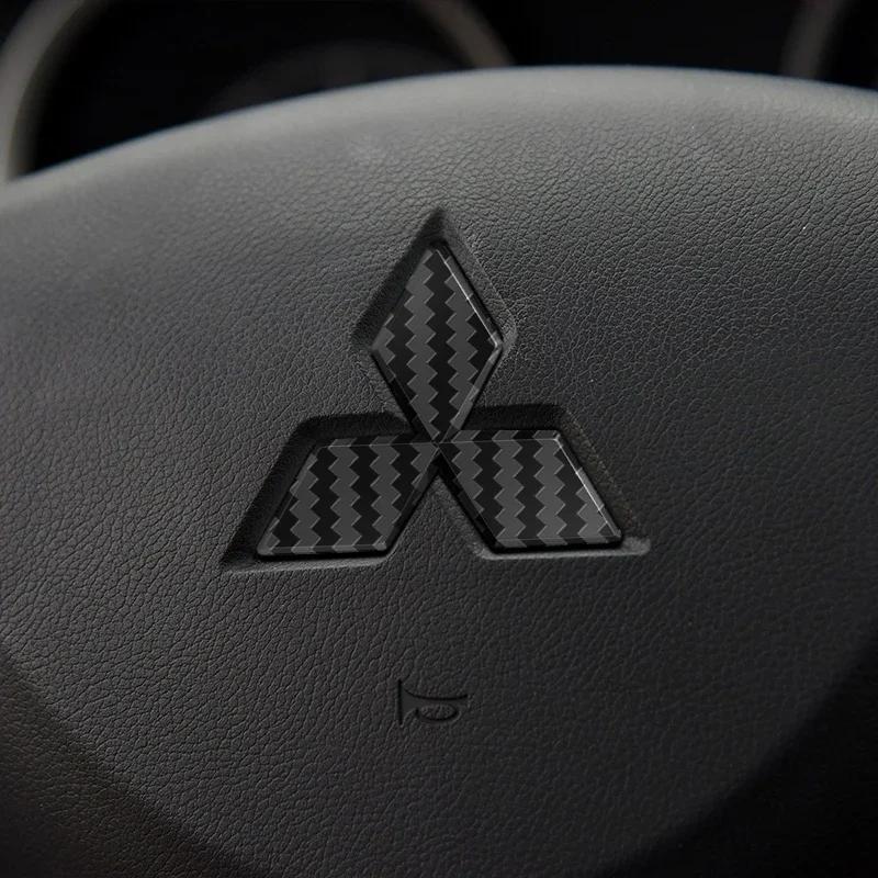 Наклейка-значок на руль автомобиля Декор Автоаксессуары Mitsubishi Outlander Lancer 10 9 ASX RALLIART Eclipse L200 Pajero