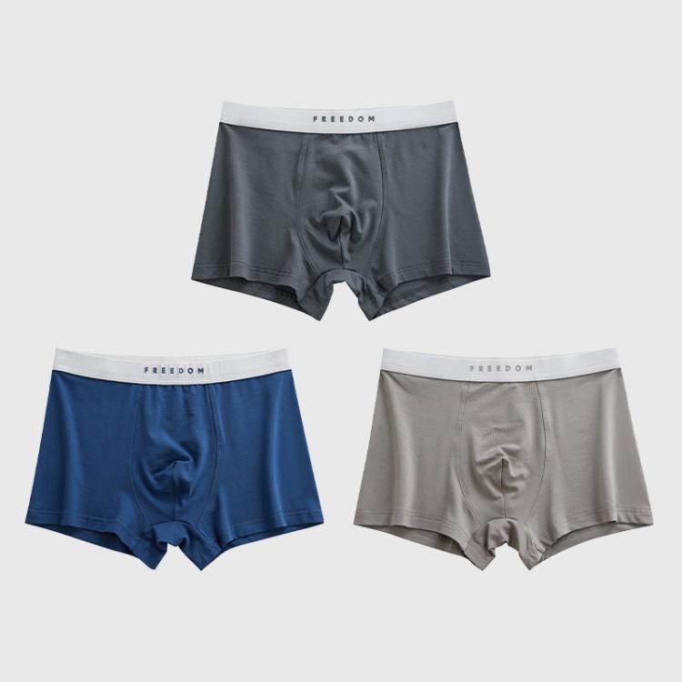 Men's 50 Pack Modal Cotton Underwear Three Piece Set