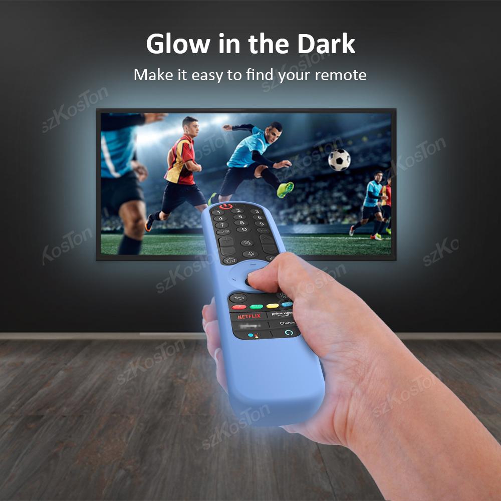 Силиконовый чехол для пульта ДУ LG AN-MR21GC / MR21N / MR21GA, Защитная крышка для Smart TV LG Magic Remote, Ударопрочная защита