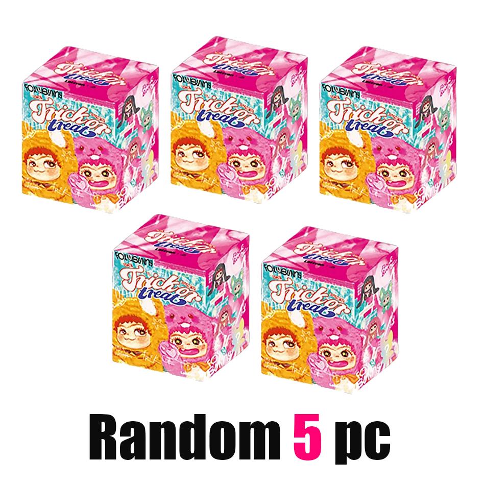 Wakuku V1 V2 Блайндбокс Лиса и Кролик Серия 'Trick Or Treat' Виниловая кукла Сюрприз-пакет Брелок Модный игрушечный Mystery Box Подарки