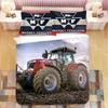 3D Printing Tractor Duvet Cover Set Boys Tractor Bedding Set Truck Bedding Set Farm Tool Cart Comforter Cover Set