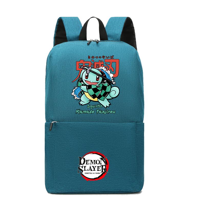 Рюкзак в стиле аниме «Убийца демонов» Nezuko Kawaii, школьная сумка с героями мультфильмов, большая вместимость, манга для путешествий, повседневная сумка для книг для девочек для взрослых