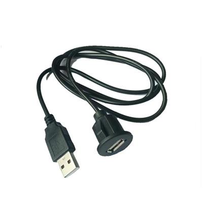 Универсальное автомобильное зарядное устройство USB-кабель 12 В/24 В Круглая головка гнездо к USB штекеру Удлинительный шнур для iPhone Android телефона Холодильника Камеры Адаптер питания