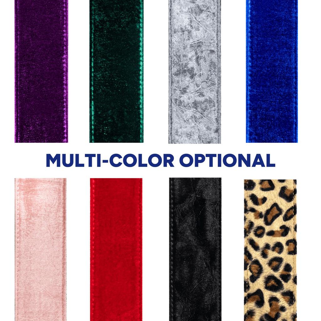 Бархатный гитарный ремень Бас-гитара Электрогитара Акустическая гитара Гитарные аксессуары Синий [Amumu] - Ремень, Ремень, Ремень, -