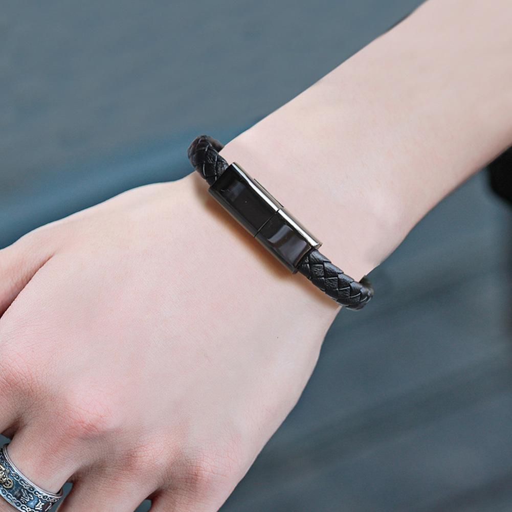 USB C - USB C Браслет Кабель Тип C Кабель для зарядки и передачи данных для Samsung Huawei Xiaomi Короткие кабели для быстрой зарядки
