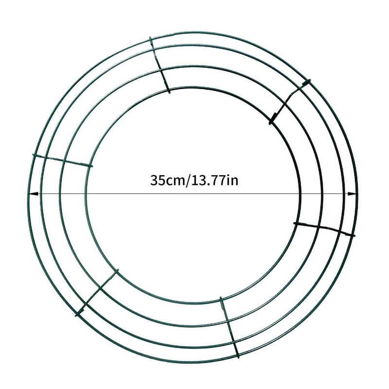 Основы для венков для рукоделия Круглые проволочные кольца для цветочных венков Многоцелевые украшения для рукоделия для потолков, садов, коридоров, дверей