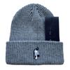 Pony Animal Embroidered Knitted Hat Versatile Thick Warm Hat For Wear Casual