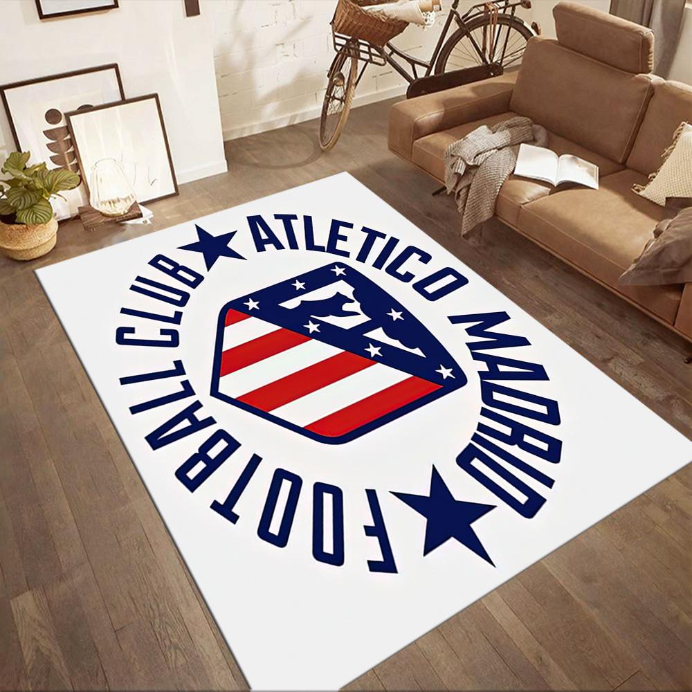 Atletico Madrid Area Rug Design For Playrooms Bedrooms Foyer Outdoor Antislip Carpet Anime Office Decor Wedding Party Gift