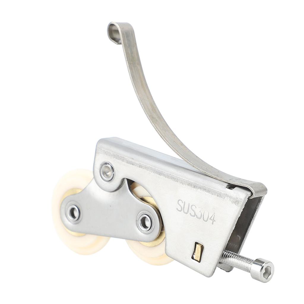 2 шт. роликовые колеса для раздвижных дверей из нержавеющей стали для шкафа с водонепроницаемым медным сердечником