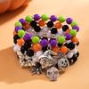 Halloween Pumpkin Bracelet Accessories Women's New Grimace Skull Bat Pendant Bracelet Accessories