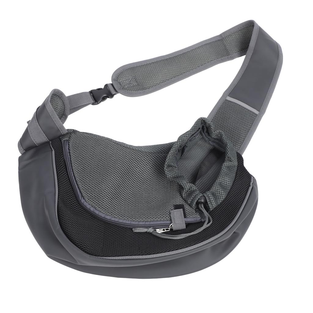 Pet Dog Sling Carrier Adjustable Belt Breathable Mesh Hand Free Puppy Sling Bag for Cats Outdoor