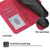 For iPhone 17 PU Leather Cases Flower Pattern Wallet Stand Phone Cover with Strap