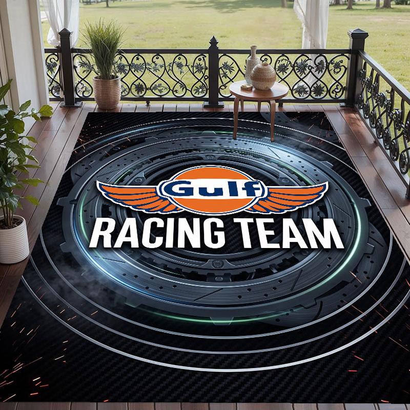 Soft Floor Carpet Gulf Pattern Area Rug Decorative Mat For Home Room Decoration