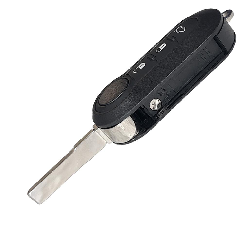 SUPERKEY Для Fiat 500 Doblo Bravo Ducato Qubo Grande Punto Лезвие SIP22 Выкидной Складной Корпус Чехол для Автомобильного Ключа 2/3 Кнопки
