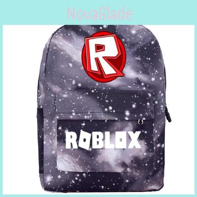 Рюкзак школьный с узором Roblox, звездным фоном и большой вместимостью для студентов