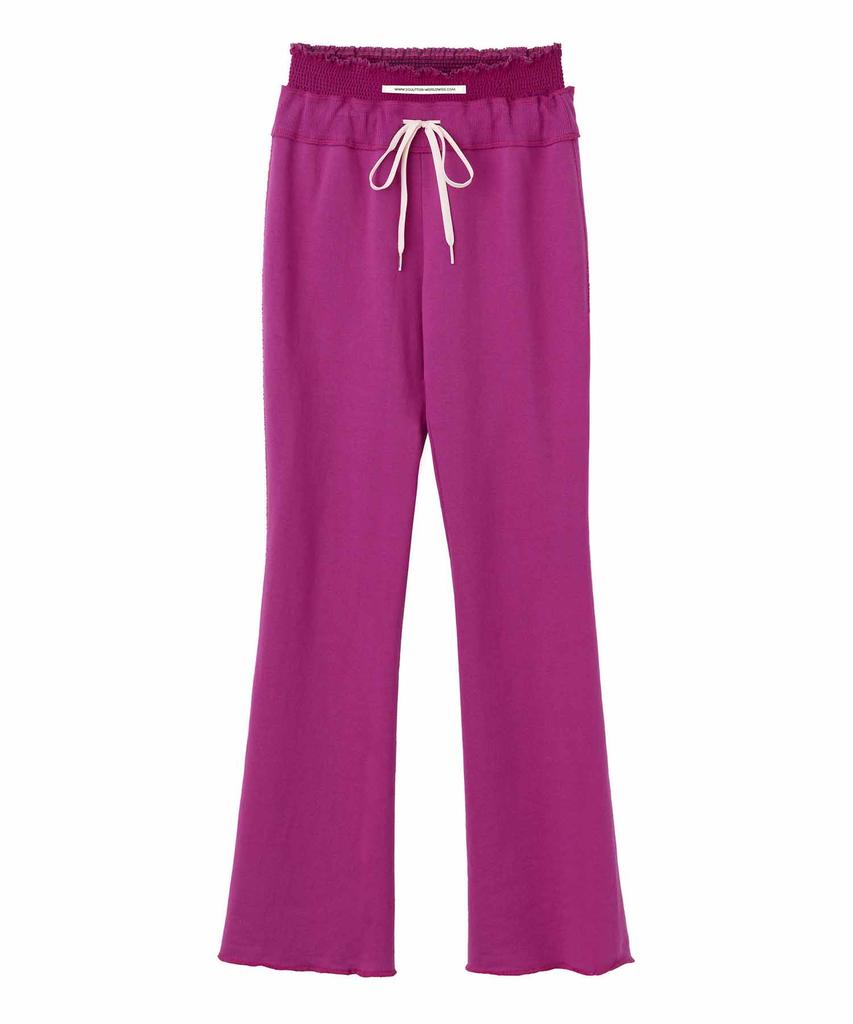 SCULPTOR Trunk Layered Sweat Pants Fuchsia