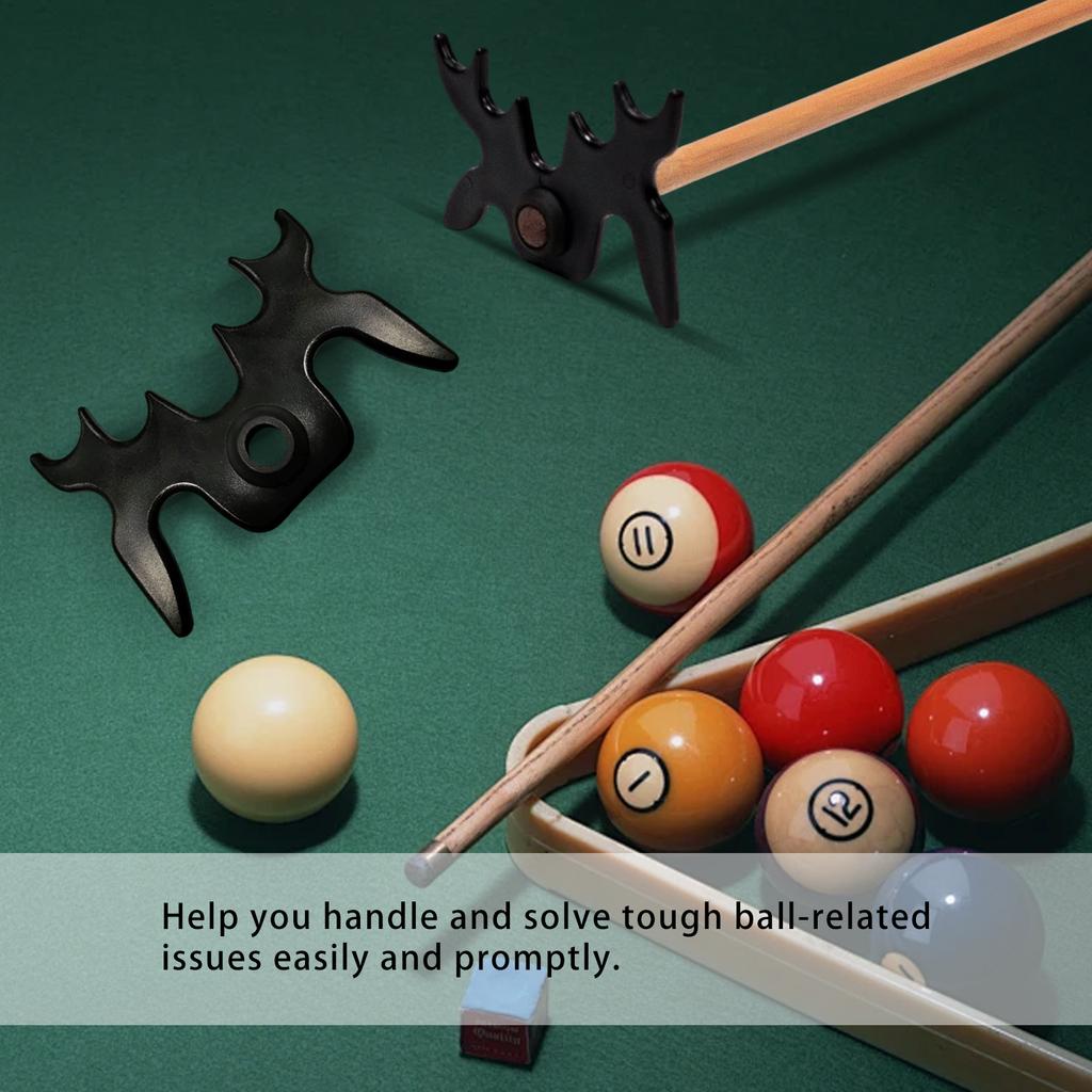 Пластиковая насадка-мостик для кия для пула, насадка-мостик с прорезью, портативный мостик Mooseheads, долговечная насадка-мостик, подставка для кия для бильярда