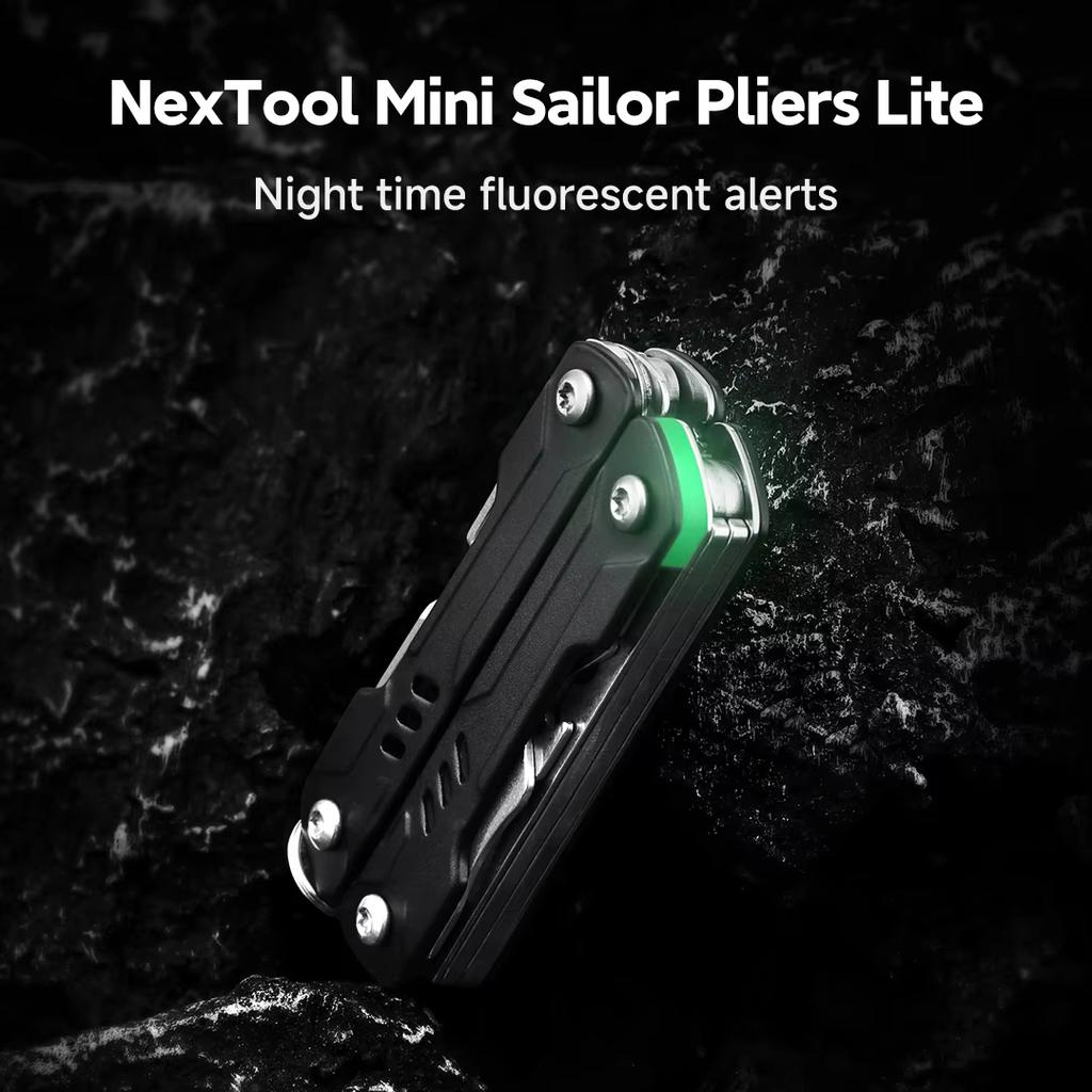 Мини-плоскогубцы NexTool Mini Sailor Lite 10 в 1 Складной EDC Мультитул Ножницы Отвертка Уличное Портативное Оборудование Ручные Инструменты
