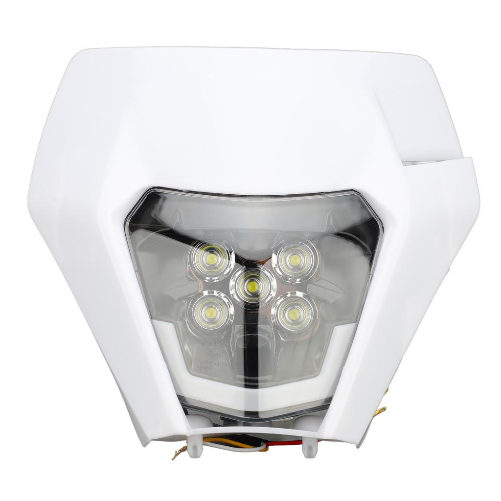 12В Внедорожный Мотоцикл Светодиодные Фары Высокой Яркости Hdlamp с Обтекателем для Модификации Света Мотокроссового Мотоцикла