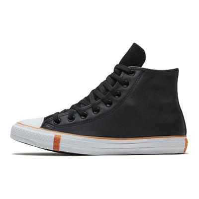 Chuck Taylor All Star Устойчивые к холоду Повседневные и удобные парусиновые кроссовки средней высоты Унисекс Черно-белые