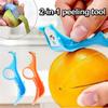 Fruit Apple Kiwi Peeler Orange Cutter Vegetable Stainless Steel Peelers Portable Manual Peeling Potatoes Peeler Kitchen Tools