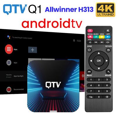 Smart TV Box VONTAR QTV Q1 Android 10 Allwinner H313 Поддержка 4K H.265 2.4G Wifi TV Dongle