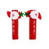1 Pair Christmas Refrigerator Handle Gloves Santa Claus Snowman Elk Kitchen Fridge Handle Cover Set Home Decoration