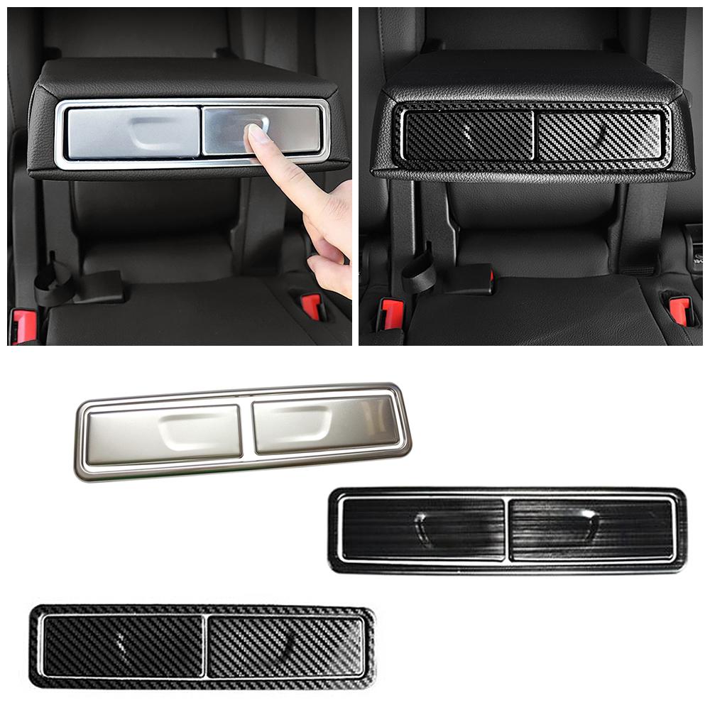 For Mercedes Benz A GLA GLB GLE GLS Class 2020 2024 2020 Car Rear Seat Armrest Water Cup Holder Button Refit Frame Cover Trim