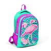 Детский школьный рюкзак с тремя отделениями Coral High Kids Water Green Pink Glittery Flamingo 14382