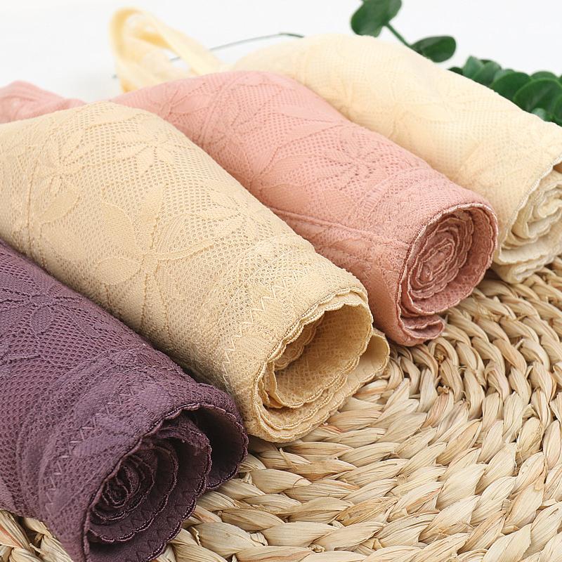 Soft Cotton Thin Cup Front Zipper Middle-aged and Elderly Underwear Ladies Jacquard Non-steel Ring Undershirt Type Large Size Bra