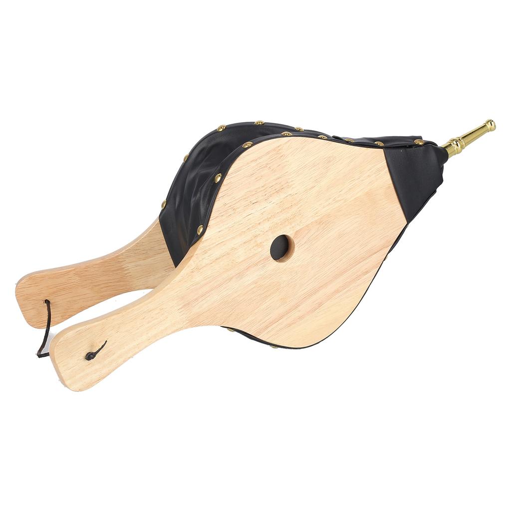 Wood Bellows Blower Fireplace Wood Air Blower Fire Tools for Outdoor Cooking Camping BBQ Grill Chimn