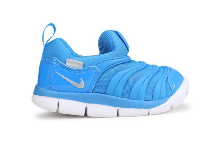 Nike Dynamo Free Comfortable Slip Resistant Cushioning Abrasion Resistant Breathable Low top Toddler Shoes Blue 343938-427