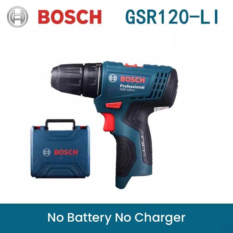 Bosch GSR120 Li Профессиональная электрическая дрель-отвертка Перезаряжаемая ручная беспроводная отвертка Без батареи / с одной батареей