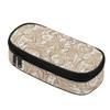 Pencil Case Spacious Storage Easy Open Zipper 300D Polyester with Mesh Pocket Removable Divider and Pen Slots for Classroom Use