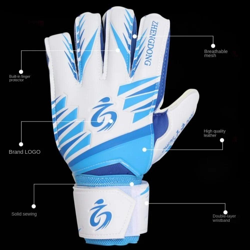 Thick Latex Goalkeeper Gloves Non-Slip Soccer Gloves Football Gloves Athletic Equipment