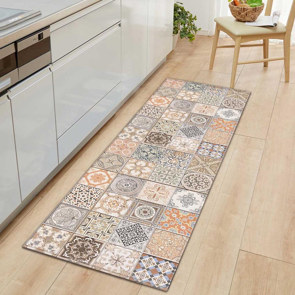 Geometry Print Kitchen Mat for Floor Bath Room Decor Bedroom Nordic Rug Anti-slip Carpets Hallway Door Entrance Bedroom Area Rug
