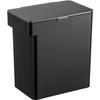 Airtight Rice Storage 10kg with Measuring Cup, Black, Tower, Approx. W30.7 X D19.7 X H31.2cm, Moisture & Oxidation Prevention,