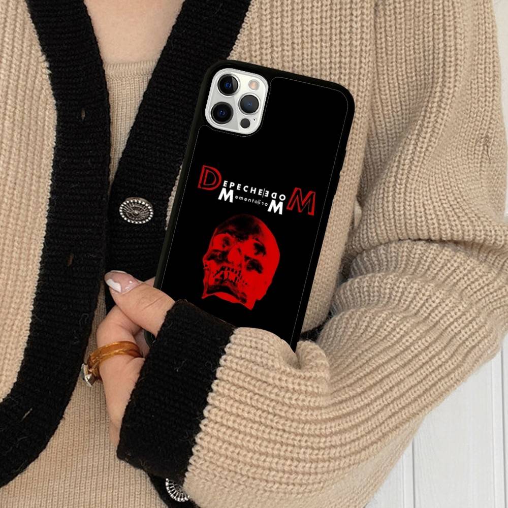 Крутой чехол для телефона в стиле Rock D-Depeche Для iPhone 16 Pro Max 15 14 Plus 14 13 12 11 17 PC+TPU Чехлы Задняя крышка