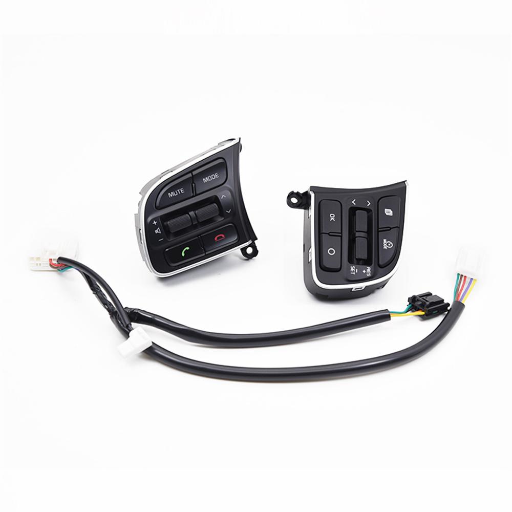 Steering wheel buttons with wiring harness for Kia Smart running left+right