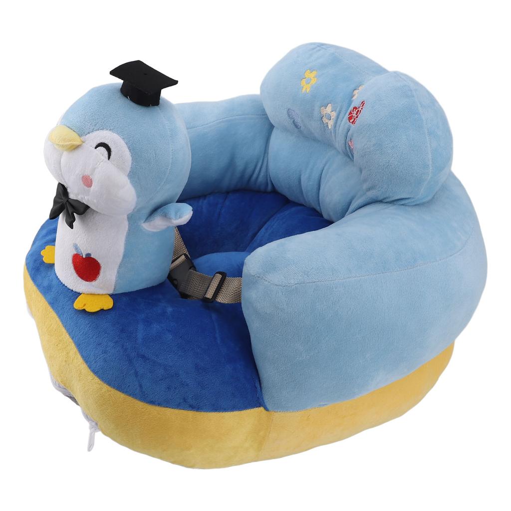 Baby Learn Sitting Support Seats Anti Fall Anti Side Turning Rechargeable Plush Baby Learning To