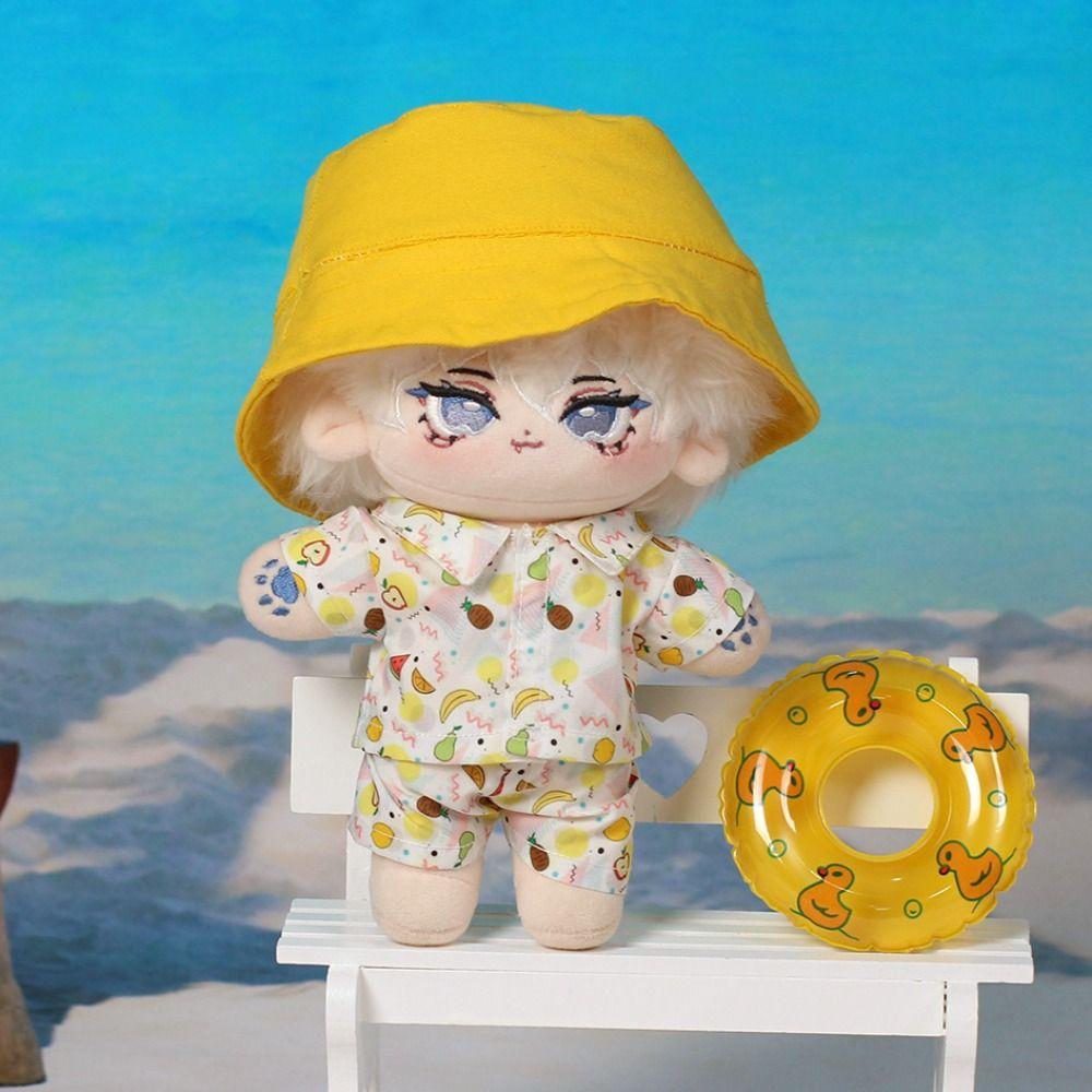 Toy Accessories Doll Fruit Beach Pajamas Overall Clothes Plush Toy Clothes 20cm Cotton Doll