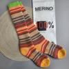 Утолщенные гольфы для лыж и походов из 100% шерсти мериноса для тепла