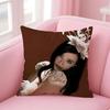 Talented American Beautiful Actress MMikey MMadison Cushion Cover Pillow Case Soft Skin Friendly Fabric  Concealed Zipper