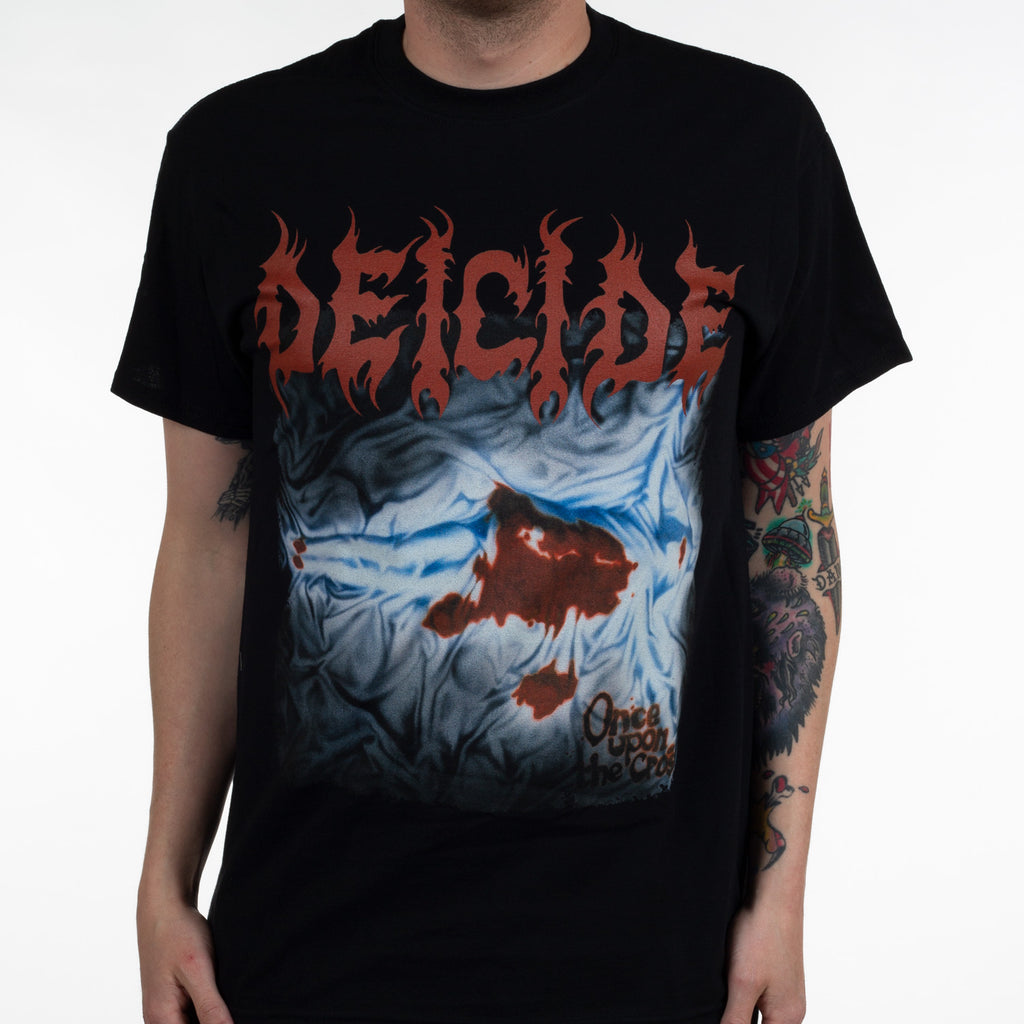 Поп-футболка с графикой группы Deicide Хлопковая Унисекс Летняя С коротким рукавом Модный бренд Футболка Роскошная Повседневная Винтажная Ретро Топ