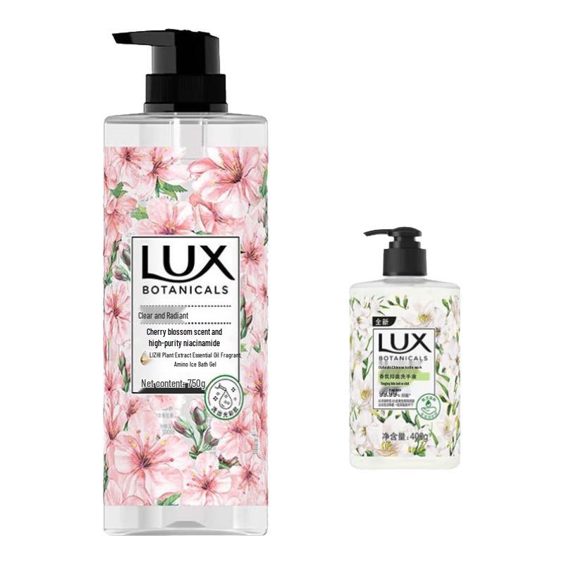 LUX Sakura Scented Body Wash & Freesia Hand Wash Set