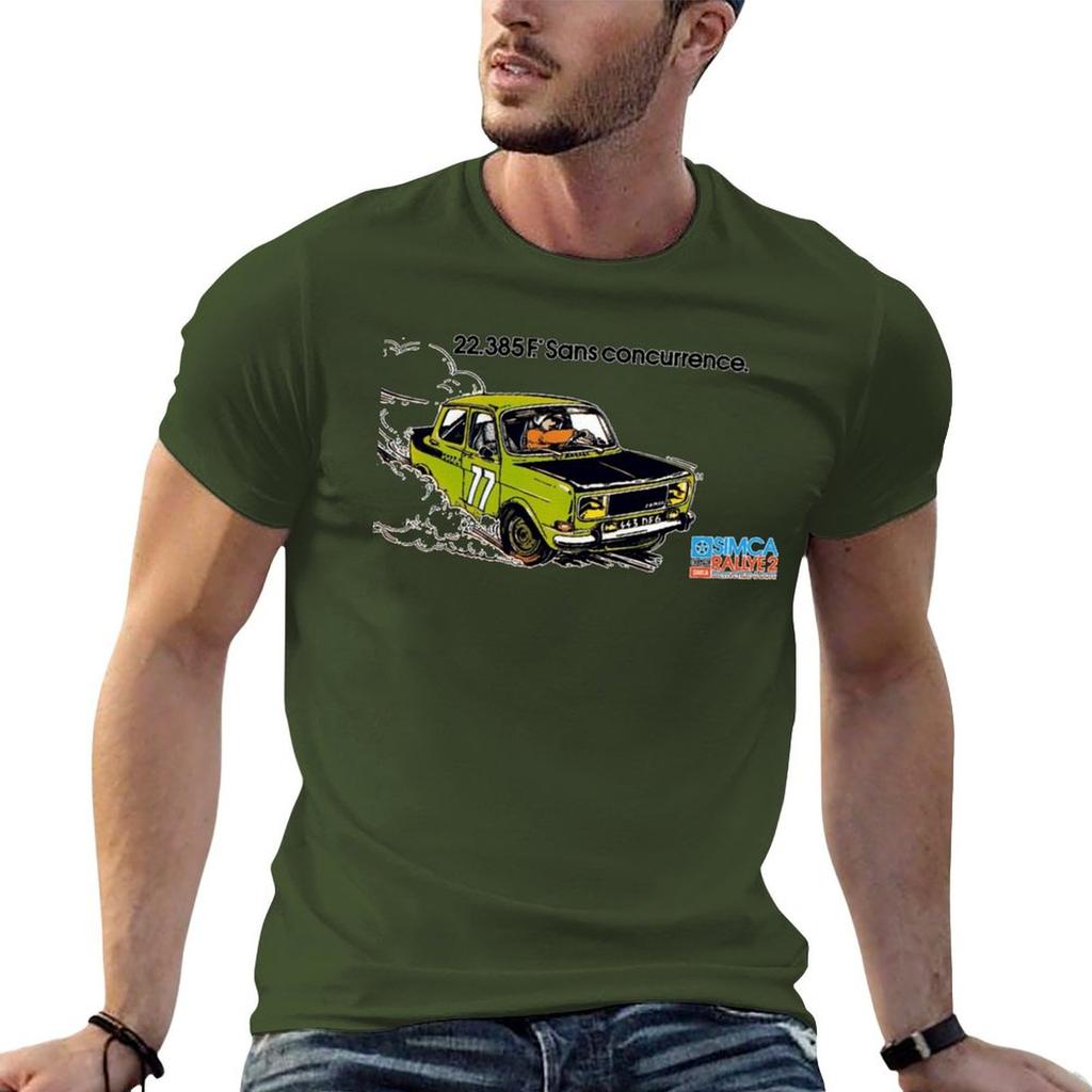 Simca Rallye 2 Tshirt Designer Shirts Hippie Clothes Shirts Graphic Tees Unisex T Shirt