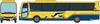 TOMYTEC The Bus Collection Bus Collection JR Tokai Bus Yellow Bus Set of 2 Diorama Supplies 335474
