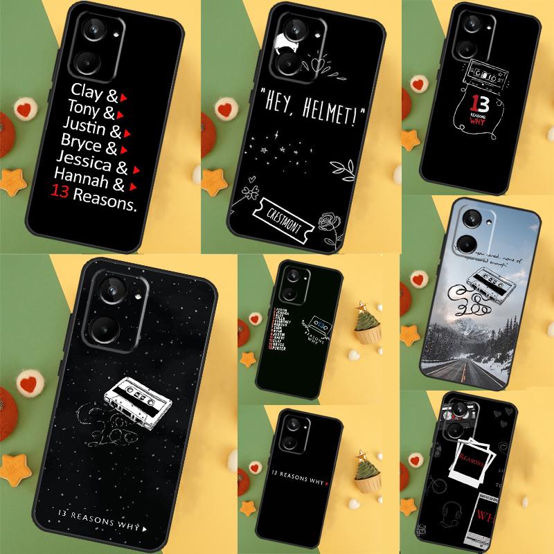 13 причин почему Чехол для Realme C67 C55 C53 C51 C35 C33 C31 C30 C25s C21Y GT Neo 6 GT5 9 10 11 12 Pro Plus