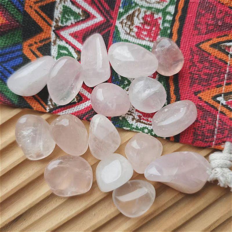 100 г/уп. Натуральный галтованный полированный кристалл кварца, необработанный, для декора, подарки для Рейки, энергетическая терапия, размер 15-20 мм
